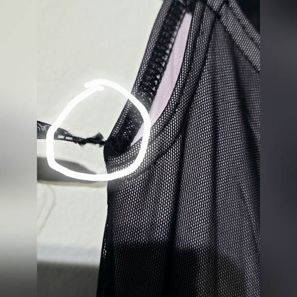 Cache Black Maxi Dress with Purple Floral Accents - Picture 7 of 16